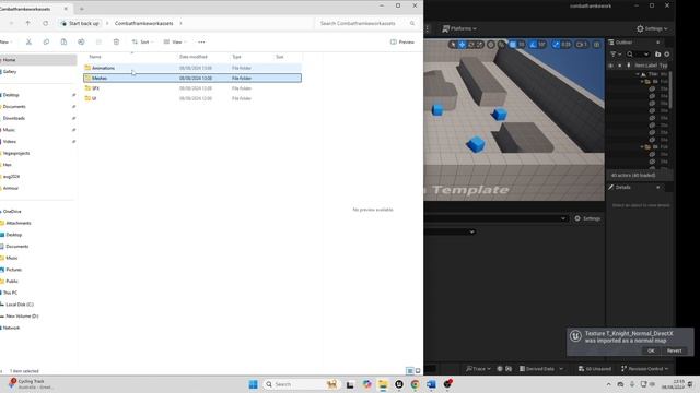 1 -Creating The Project + Importing The Assets