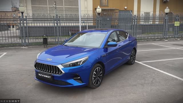 JAC J7 allur в шикарном синем цвете смотреть онлайн