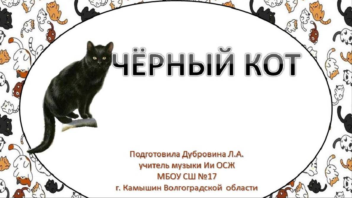 Чёрный кот смотреть онлайн