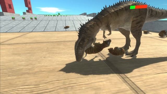 Dinosaurs VS Tiger - Which Dinosaur Can Destroy All Tiger? смотреть онлайн