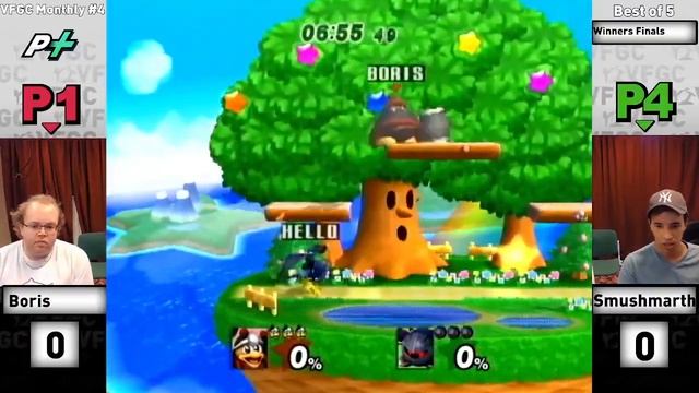 VFGC Monthly#4 (2022) Winners Finals - Boris (Dedede, Rob, Falco) Vs. Smushmarth (Meta Knight) P+ смотреть онлайн
