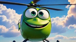 Вертолет, на высоте | Веселая летающая приключенческая песня для детей | Узнай о вертолетах!