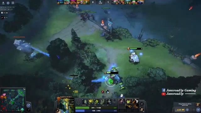 Earth Spirit Ep 1 | Midlane | Dota 2 смотреть онлайн