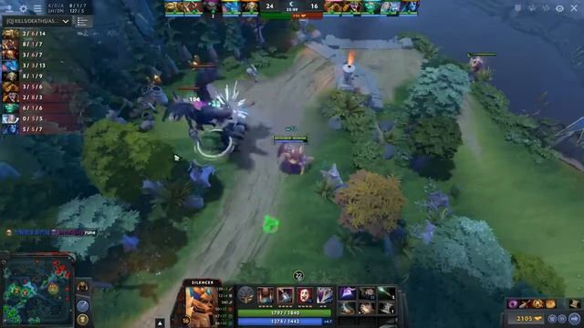 w33 [Silencer] You Can't See Me - Dota 2 смотреть онлайн