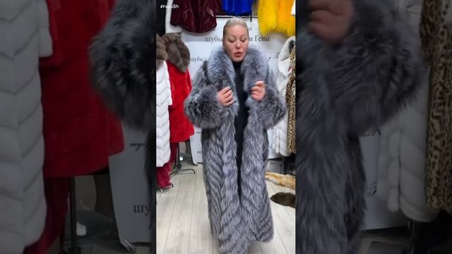 Шикарная чернобурка для роскошных женщин смотреть онлайн