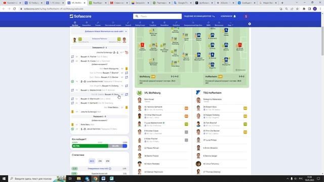 Фрайбург - Вольфсбург прогноз