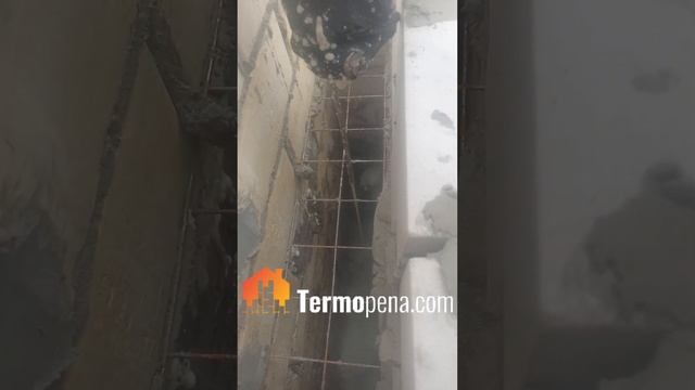 Утепление пеной ППУ пустоты в Нижегородской области #утеплениеппу #termopenacom #ппу смотреть онлайн