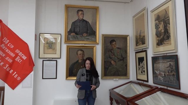 Прогулки по выставке «Весна Победы» | «Портрет подполковника Довнара» Серафима Зверева смотреть онлайн