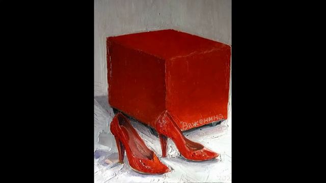 Важенина Надежда. Картина "Куба-лабутен" для аукциона "Капель-22". 25 04 2022 смотреть онлайн