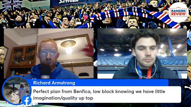 Rangers 0-1 Benfica (2-3) - FT instant reaction as Europa League run ends смотреть онлайн
