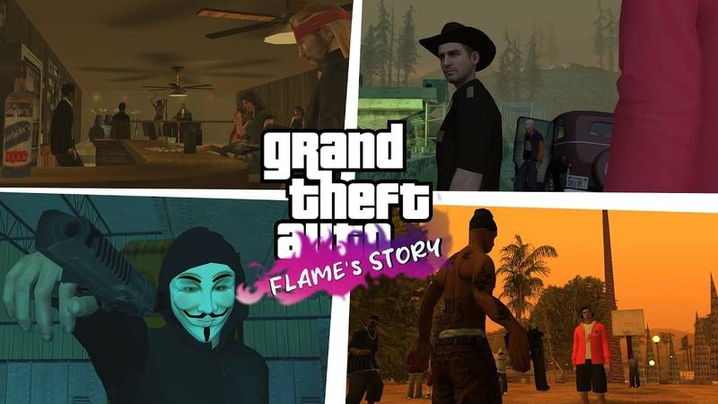 Grand Theft Auto San Andreas Flame Story 1.6 УБИВАЕМ СИНСЕЯ 18+БЕЗ ЦЕНЗУРЫ смотреть онлайн