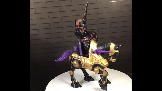 Anti He-man Master of the Universe (Black) with NIGHT STALKER WAR HORSE ACTION FIGURE. смотреть онлайн