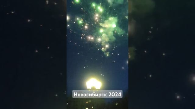 салют на День Победы 2024 Новосибирск. парк Сибирь
