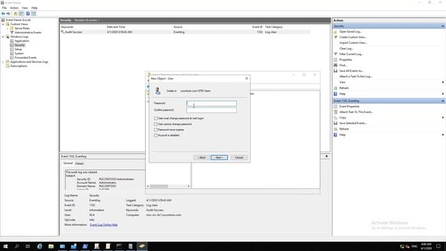 5. Аудит изменений Active Directory DS