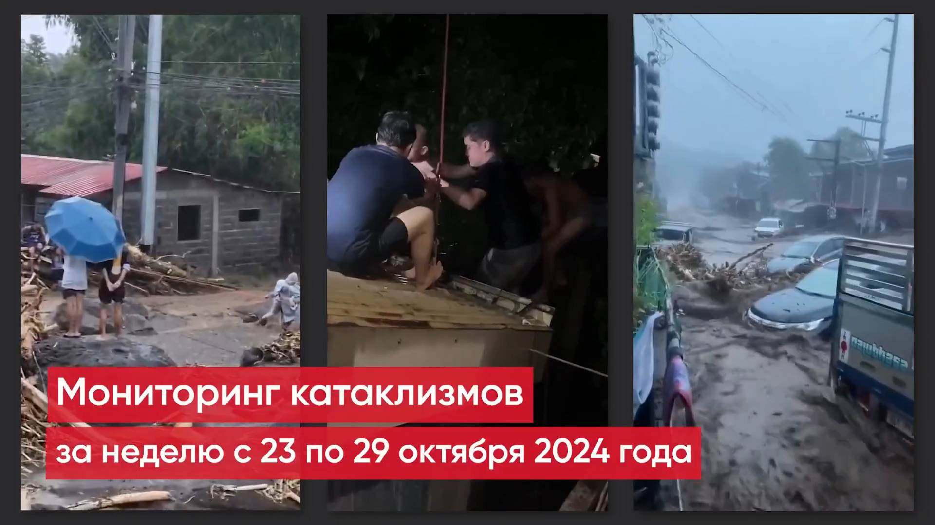 Природные катаклизмы за неделю с 23 по 29 октября 2024 года. смотреть онлайн