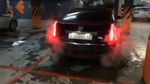 Выхлоп от Cadillac CTS-V 6.2L на обычном CTS 3.6L