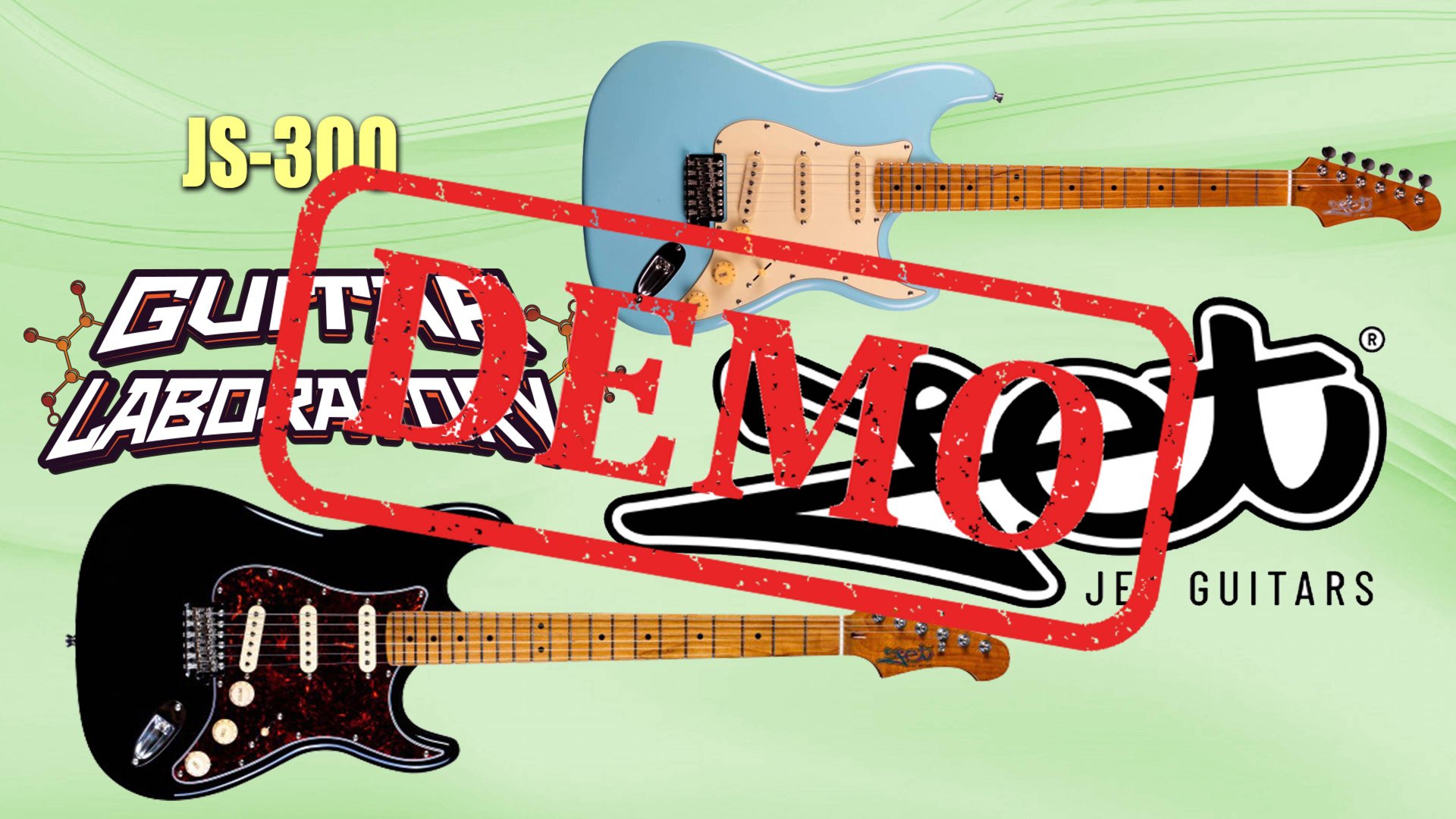 Электрогитара JET JS-300 BK - демонстрация звучания смотреть онлайн