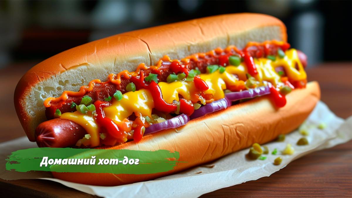 Настоящий хот-дог ручной работы, такого вы еще не видели!