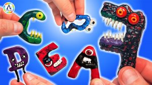 Лепим АЛФАВИТ ЛОР ✔️ Alphabet Lore но Кошмарный