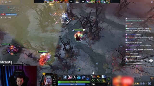 ЛЕГЕНДА ОКТАГОНА СОРВАУСЯ НА РУБИКА! #dota #whyawane #головач