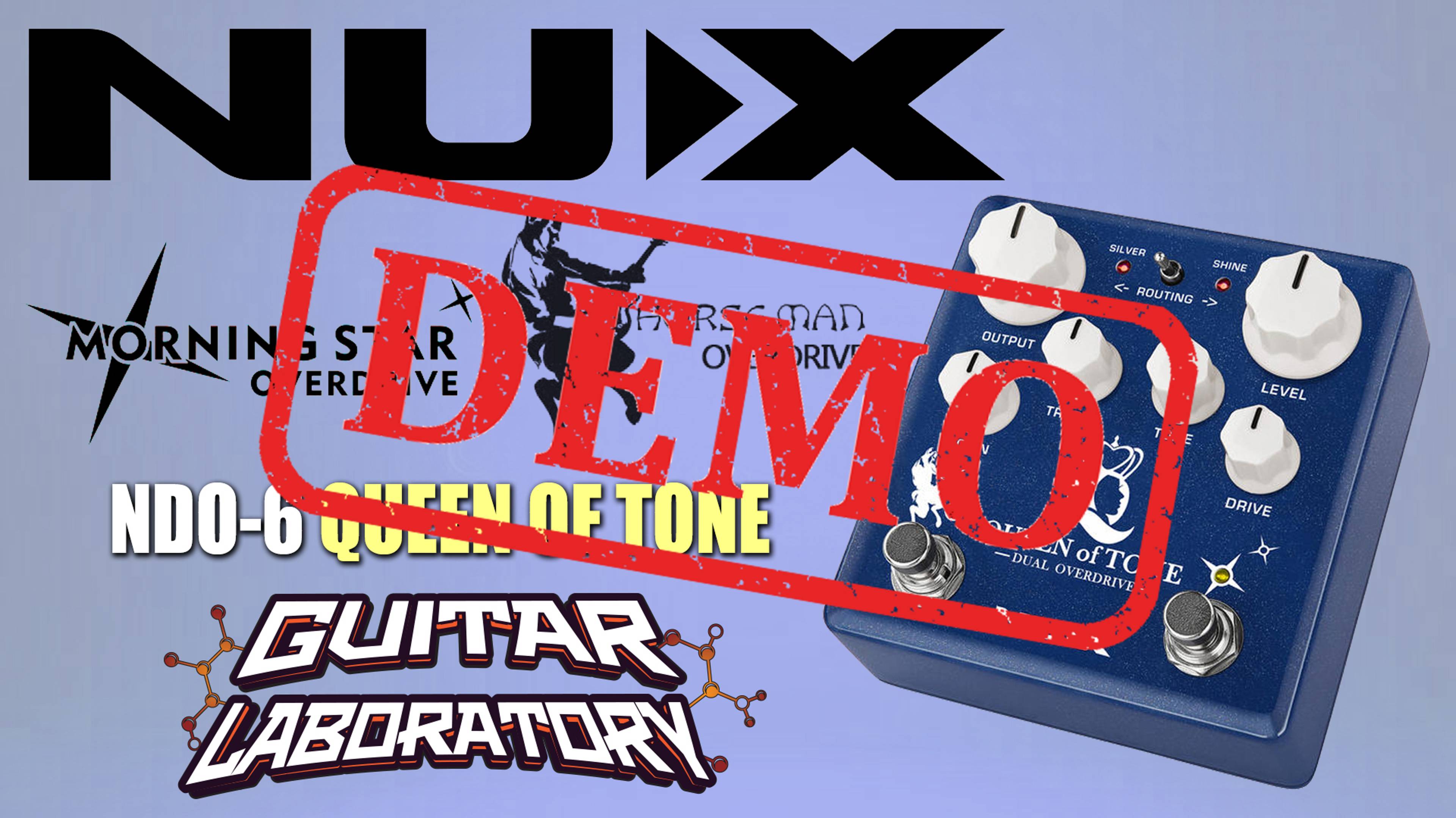 Педаль эффектов NUX NDO-6 Queen of Tone - демонстрация звучания смотреть онлайн
