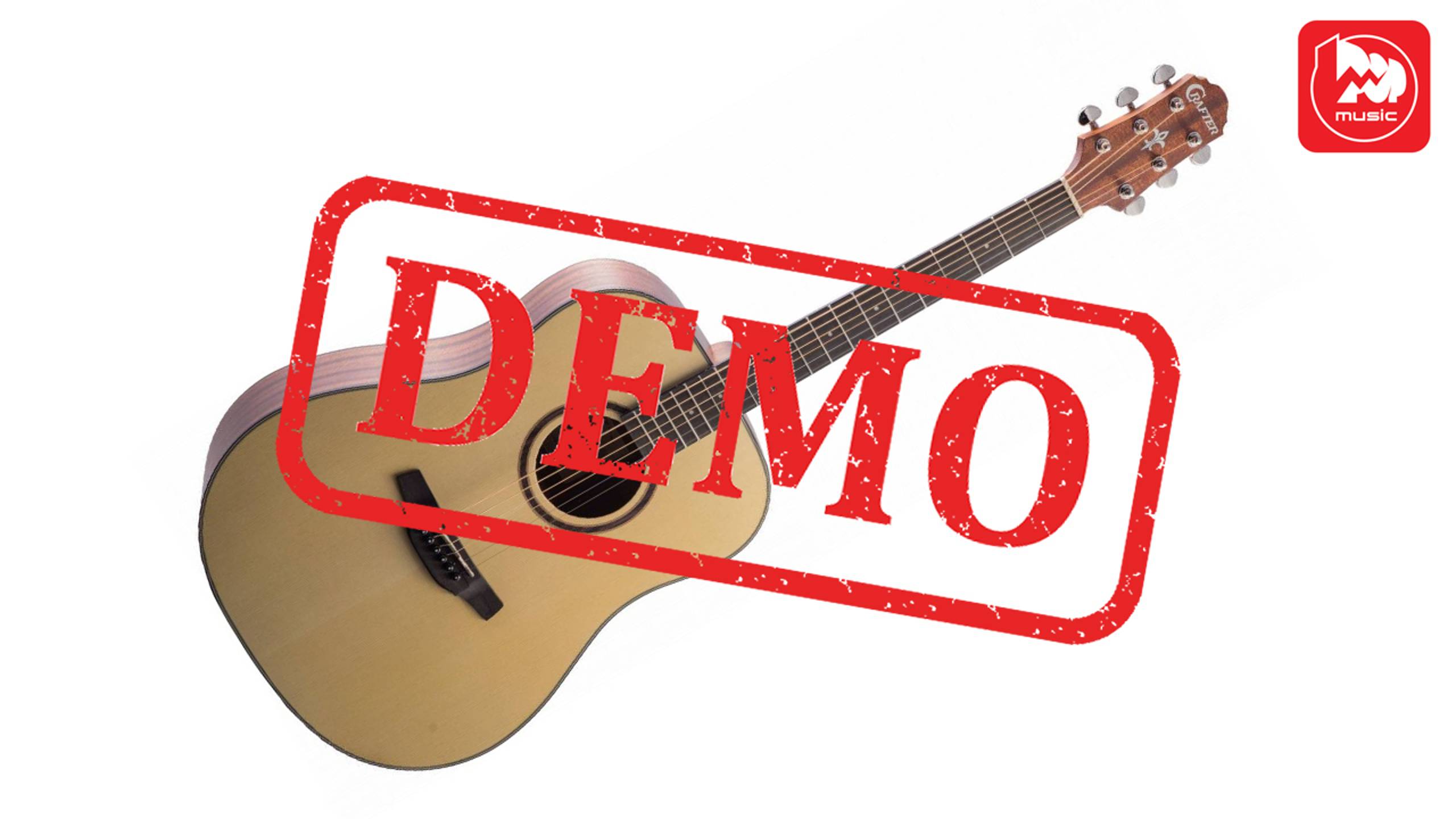 Акустическая гитара CRAFTER HD-100/OP.N - демонстрация звучания смотреть онлайн