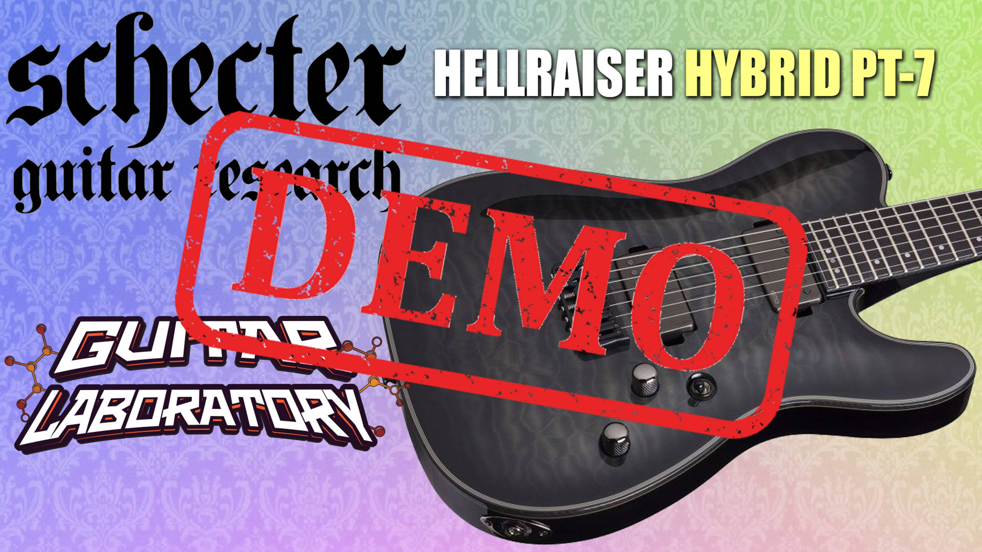 Электрогитара SCHECTER HELLRAISER HYBRID PT-7 TBB - демонстрация звучания смотреть онлайн