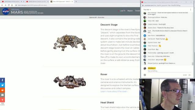 MARS 2020 Landing LIVE