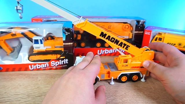 Строительная Техника и Грузовик Собираю Welly