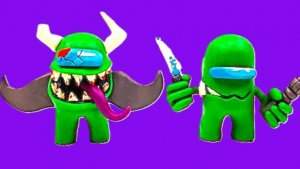 КАК Слепить  АМОНГ АС Предателя