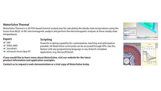 Simulating Electric Motors With MotorSolve
