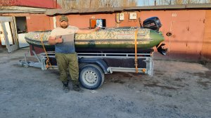 MISHIMO RAPID PRO. MARLIN PROLAIN  20лс. Подготовка к сезону. Перевозка с мотором на прицепе. (1)