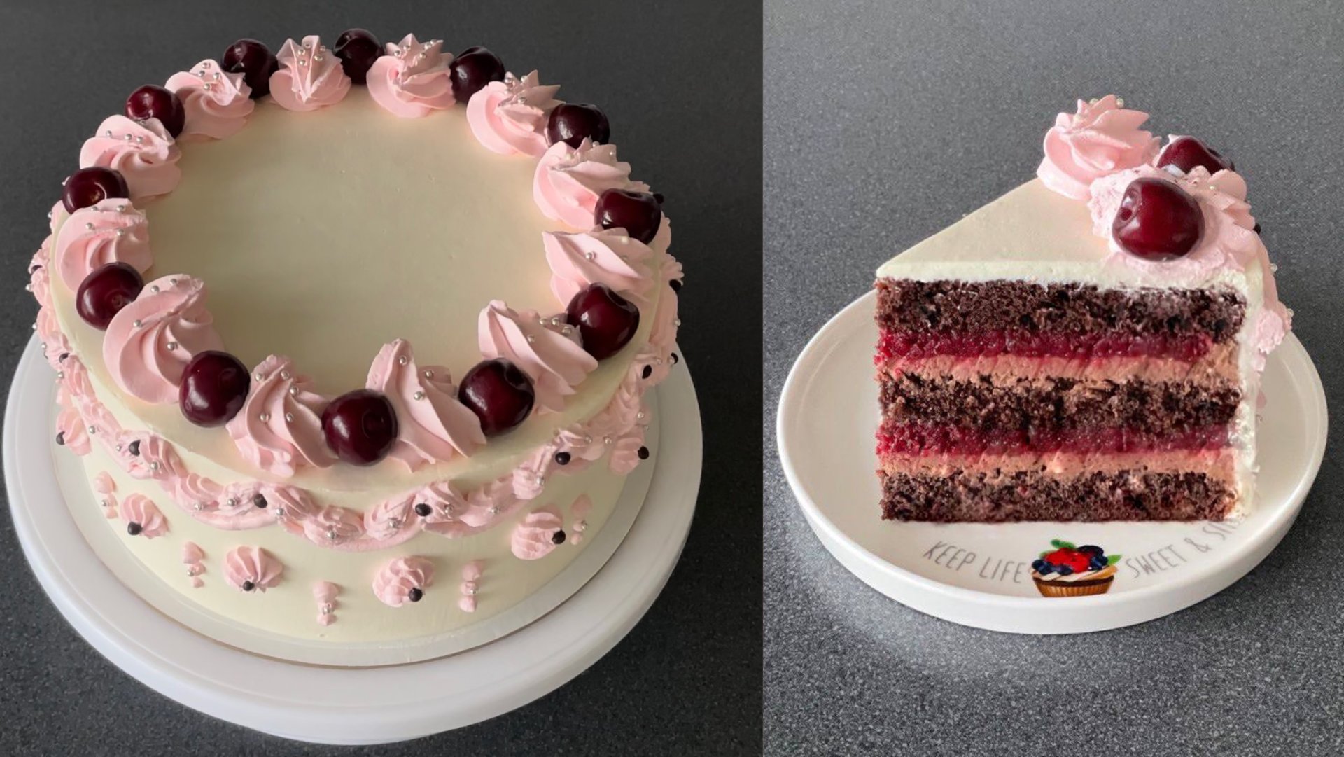 Торт «ДВОЙНОЙ ШОКОЛАД-ВИШНЯ»🍫🍒🍫 Насыщенный шоколадный вкус!⭐️