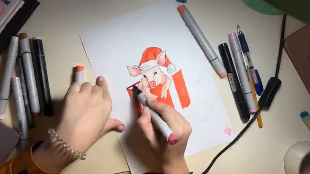 Как нарисовать поросенка? смотреть онлайн