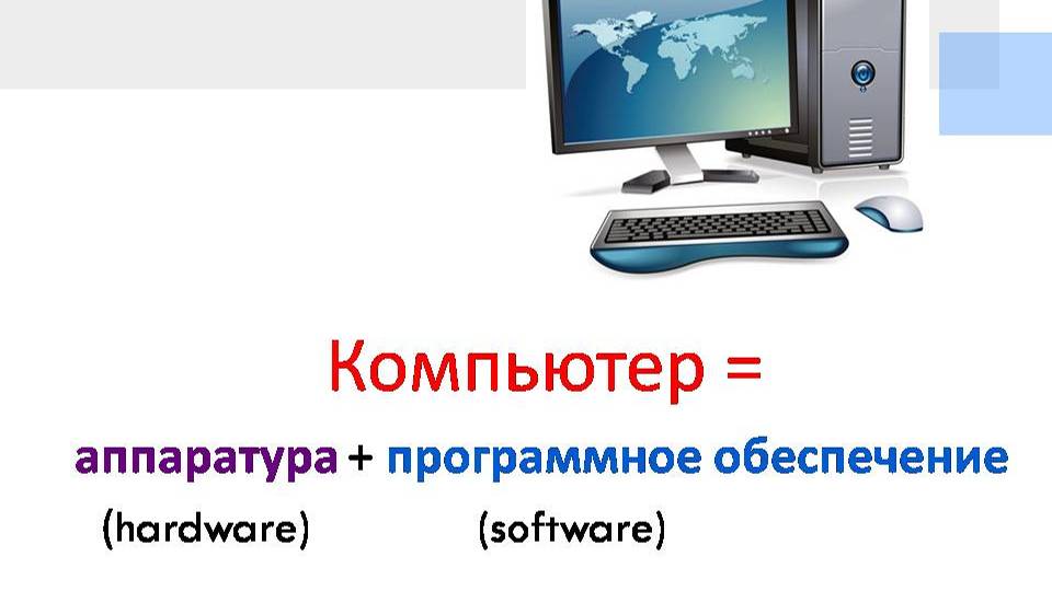 Зачем компьютеру программное обеспечение. 7 класс смотреть онлайн