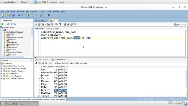 5.10_Using TO_CHAR to filter DATE values - 5. String, Number, and Date Functions смотреть онлайн