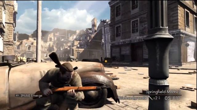 Sniper Elite V2 HD Full Demo Playthrough смотреть онлайн