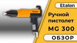Etalon | Ручной пистолет для порошкового напыления MG300 с кнопками |