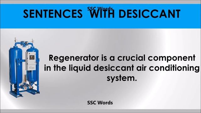 Desiccant # Improve English # Meaning and 5 sentences # GRE CAT GMAT word # SSC Words смотреть онлайн