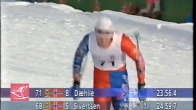 1994 OWG Lillehammer 10km C DAEHLIE SMIRNOV ALBARELLO