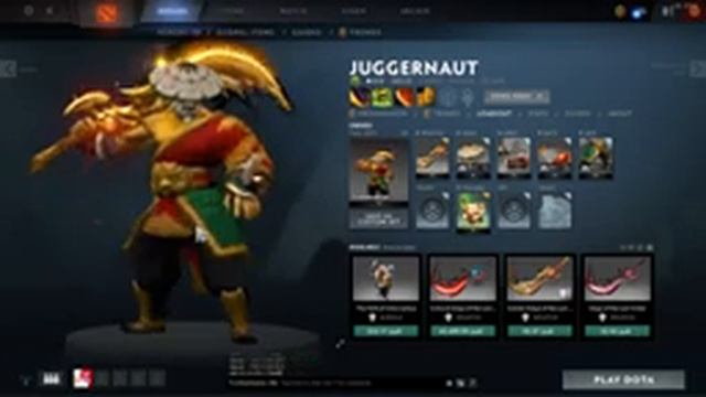 My new dota 2 set (juggernaut) смотреть онлайн