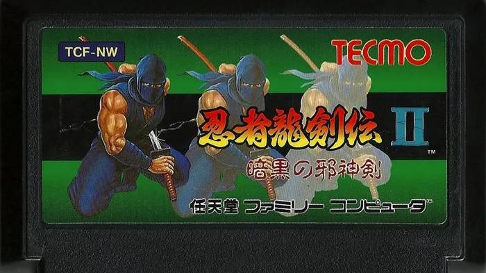 NINJA RYUKENDEN 2. TECMO. 1990. FAMICOM