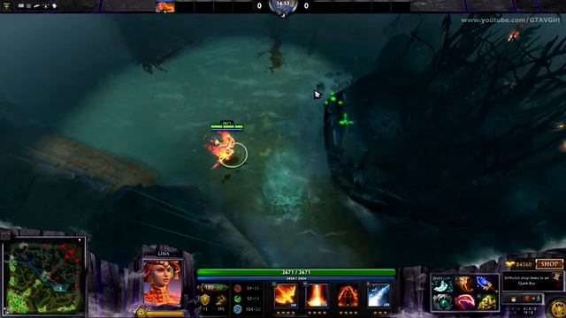 [DOTA 2] - Lina - Dragonfire Set In-Game Preivew смотреть онлайн