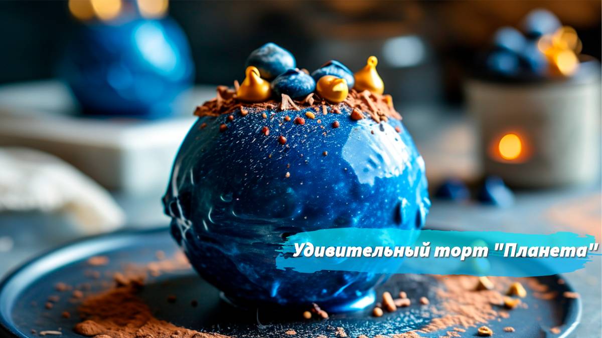 Удивительный шоколадный торт «Планета»