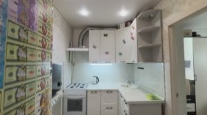 3-х комнатная квартира с 2-мя изолированными спальнями в 20 минутах пешком от моря в Анапе. 42773