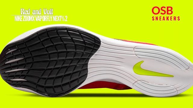 Nike Zoomx Vaporfly Next• "Red and Volt • #sneakers $ смотреть онлайн