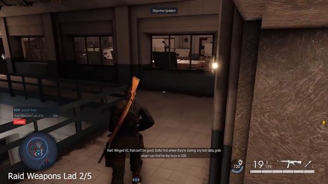 Sniper Elite 5 How To Find 5 Information Raid Weapons Lad (Mission 7) смотреть онлайн