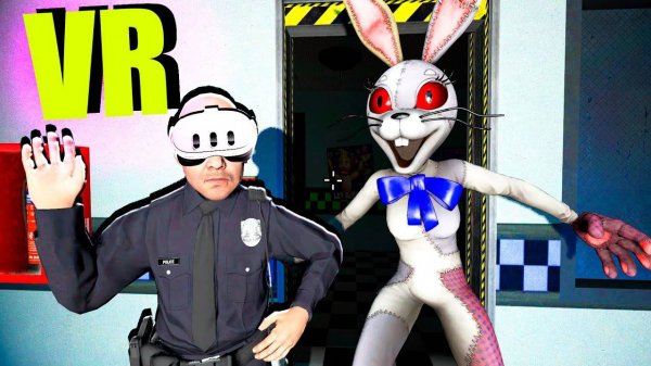 [Dimas.tv] VR АНИМАТРОНИКИ ПУГАЮТ ОХРАННИКА OCULUS QUEST 3 В ГАРРИС МОД GMOD FNAF COOP Garry's Mod