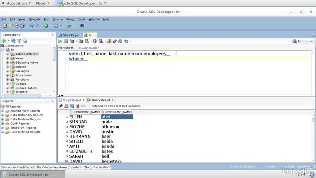 5.5_Using LOWER and UPPER - 5. String, Number, and Date Functions смотреть онлайн