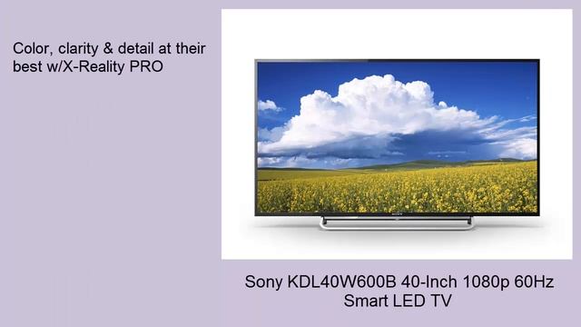 Free Shipping Sony KDL40W600B 40-Inch 1080p 60Hz Smart LED TV смотреть онлайн